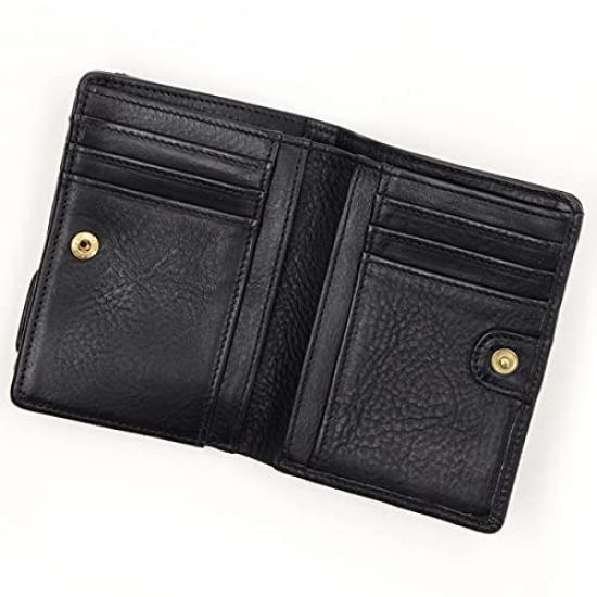 Portfel składany z zamkiem L Tosca Brown [Genten]