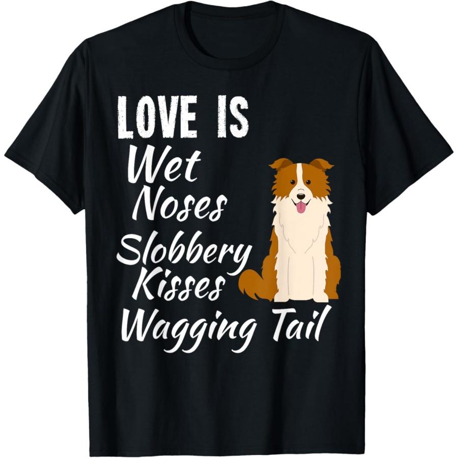 Brown Border Collie Gifts T-Shirt S
