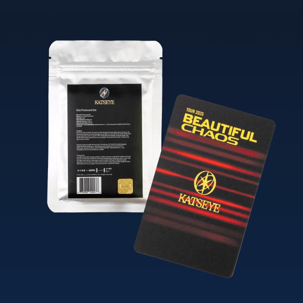 Vorbestellung KATSEYE THE BEAUTIFUL CHAOS TOUR Mini-Fotokarte