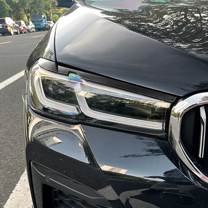 For BMW 5 Series G30 G31 - Car Front Headlight Eyebrows Eyelid Headlamp Eyelid Auto Car Accessories