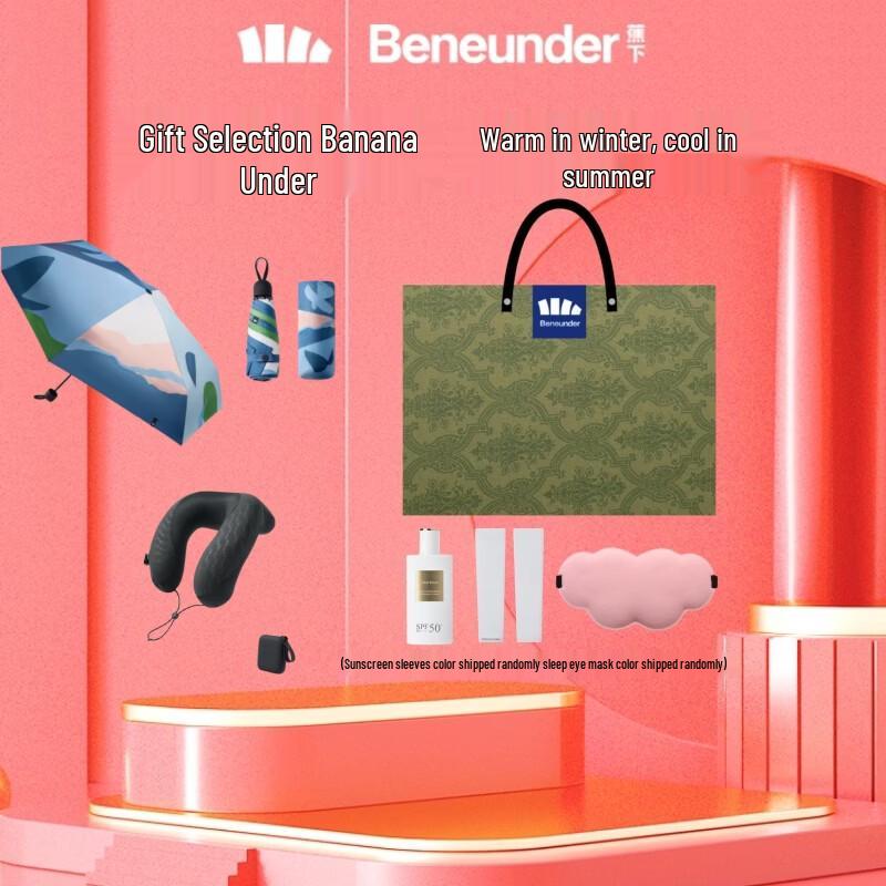 Beneunder Five-Fold Capsule UV Protection Umbrella Gift Set