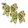 Reusable Seasonal Party Supplies 2Pcs Christmas Polka Dot Bow Decor, European Style Ribbon Ornament for Tree Topper Decorations Gift Box Wreath,