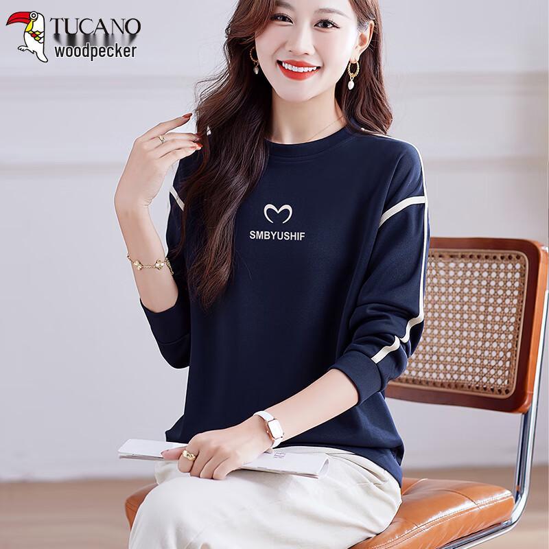 Woodpecker Women's Casual Long Sleeve Sweatshirt