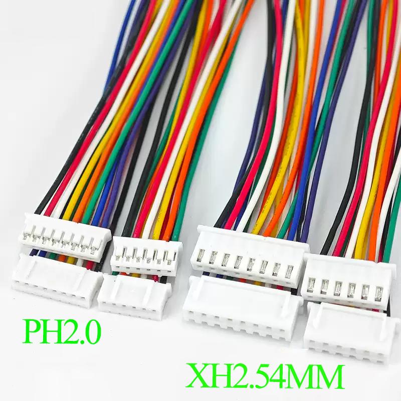 1Pair PH 2.0mm XH2.54MM  2/3/4/5/6 Pin  Female Male Plug / PH2.0 XH2.54MM   Terminal Socket Wires Cables Connector 26AWG 15CM