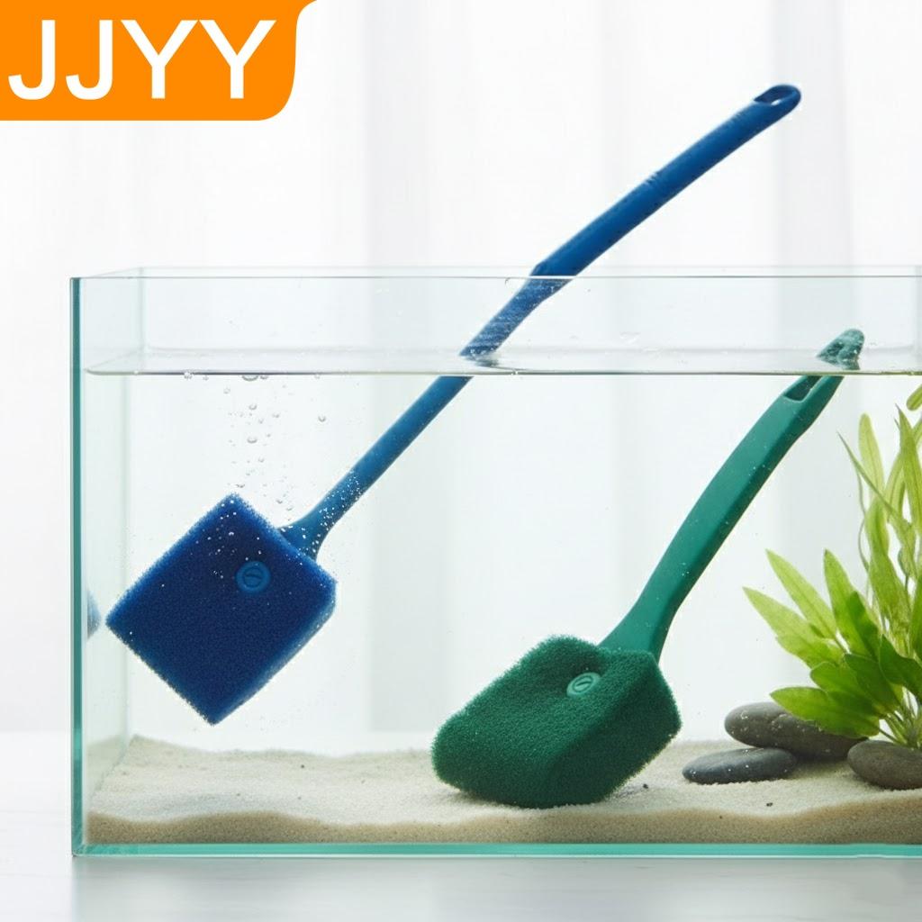 Aquarium Glass Algae Cleaner Sponge Brush Fish Tank Scrubber Cleaning Tool Aquatic Pets Home Aqua Accessories