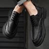 Fashion High-quality Men's Leather Shoes Business Retro Style Office and Work Adult Comfortable Luxury Shoes 38-44 Party Hot Selling