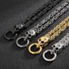 Bracelet Charme Crâne Chaîne Royale Double Couche pour Homme Acier Inoxydable 4 Couleurs Accessoires Bijoux Personnalisés Biker Fête