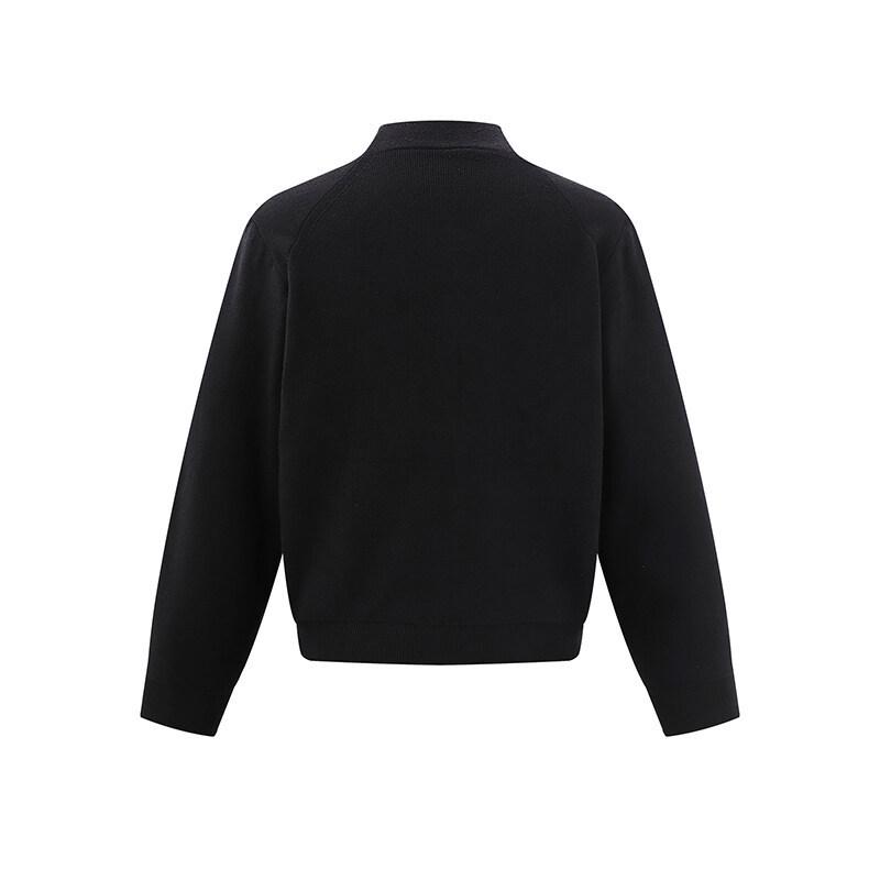 QIYOU 2025 Autumn/Winter Unisex Retro Knit Cardigan Sweater
