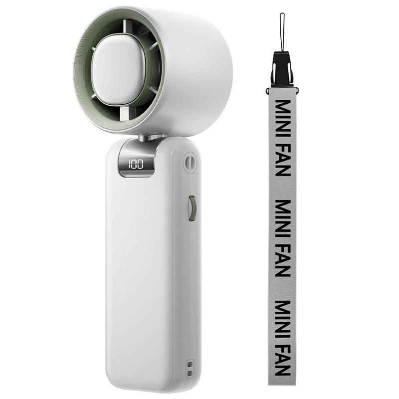 

Turbo High-Speed Portable Rechargeable Neck Fan with Digital Display 59*60*181mm