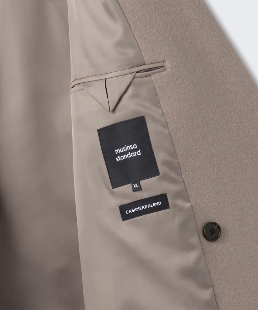 Musinsa Standard Cashmere Blend Oversized Double Coat [Mocha]