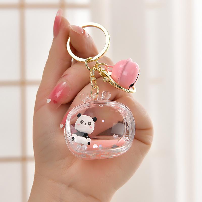Panda Acrylic Keychain: Car Pendant, Backpack Accessory, Couple Gift