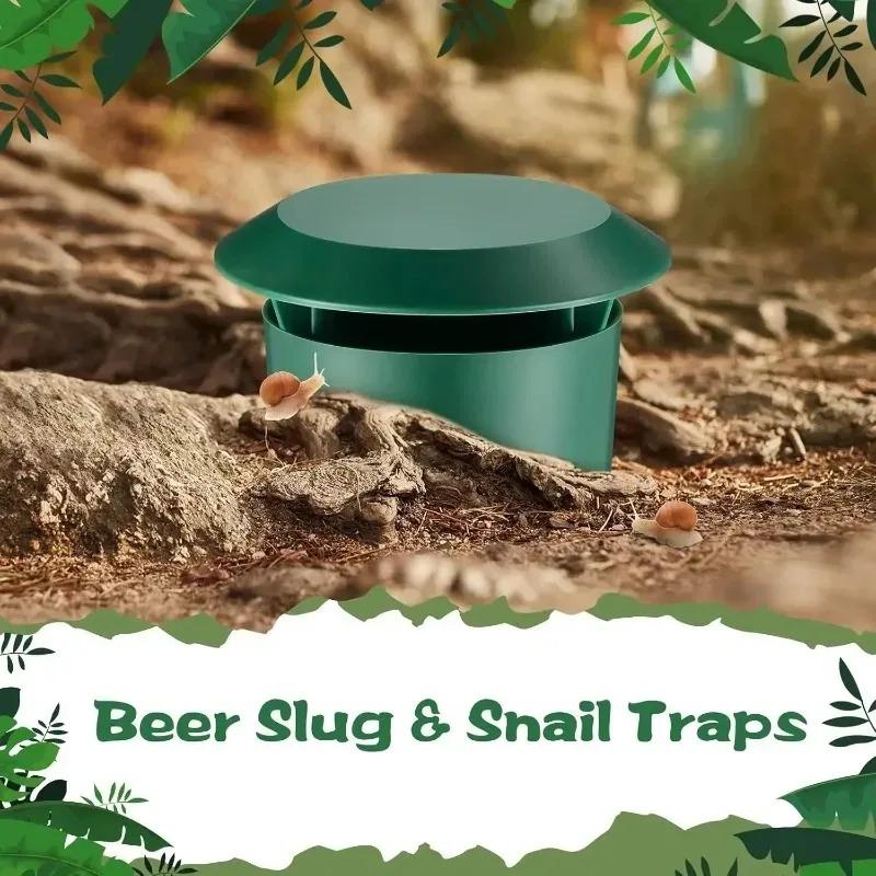 1/12pcs Snail Trap Catcher Eco-friendly Garden Slug Cage Snail Reusable Plastic Pests Reject Gintrap Tools Home Garden Supplies