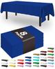 Pureegg Plastic Table Cloth Disposable 8 Pack, 54 x 108 Inch Table Cloths, Graduation Decorations Class of 2025, Graduation Party Tablecloths,