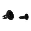 Car Door Panel Trim Clips   Bumper Fastener Push Rivet Retainer 50pcs Black Plastic 6mm   Fit for Sedan   Hatchback