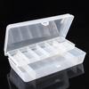 Professional Double Tray Compartments Lure Fishing Two-Sided Hand Tool Organizer Storage Cases Tackle Box