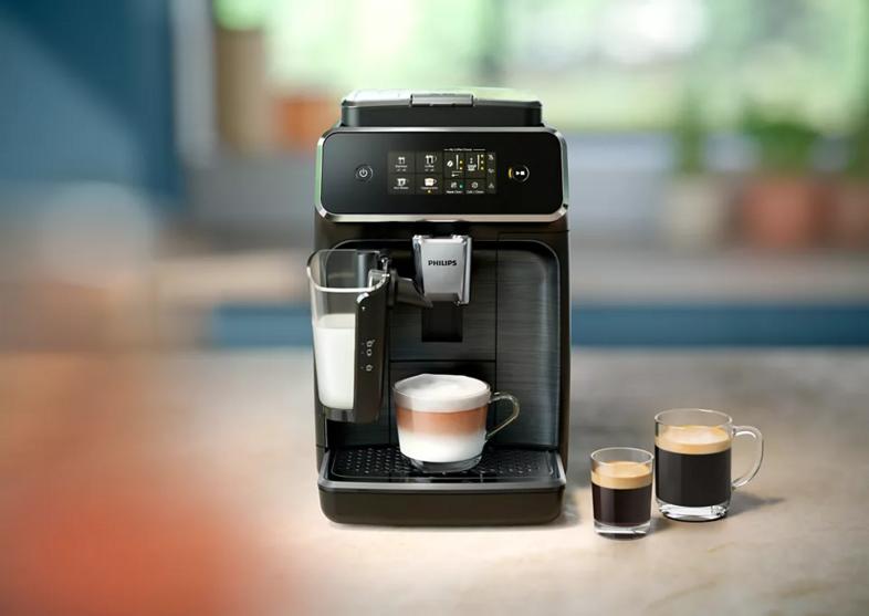 Philips ep2334/10 series 2300 espresso machine lattego system black and gray