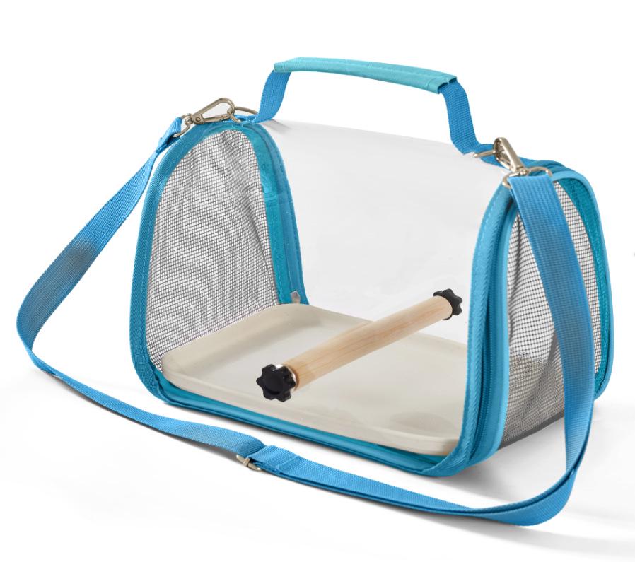 Portable Oxford Cloth Bird Travel Bag for Small Pets - Ideal for Parrots, Pigeons, and Sun Birds
