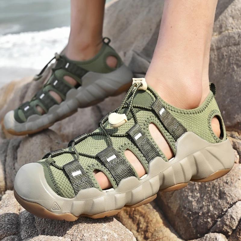 Καλοκαιρινά Ανδρικά Σανδάλια, Γνήσια Δερμάτινα Ανδρικά Παπούτσια, Ανδρικά Δερμάτινα Σανδάλια για Άνδρες, Παπούτσια Παραλίας, Ανδρικά Ρωμαϊκά Παπούτσια