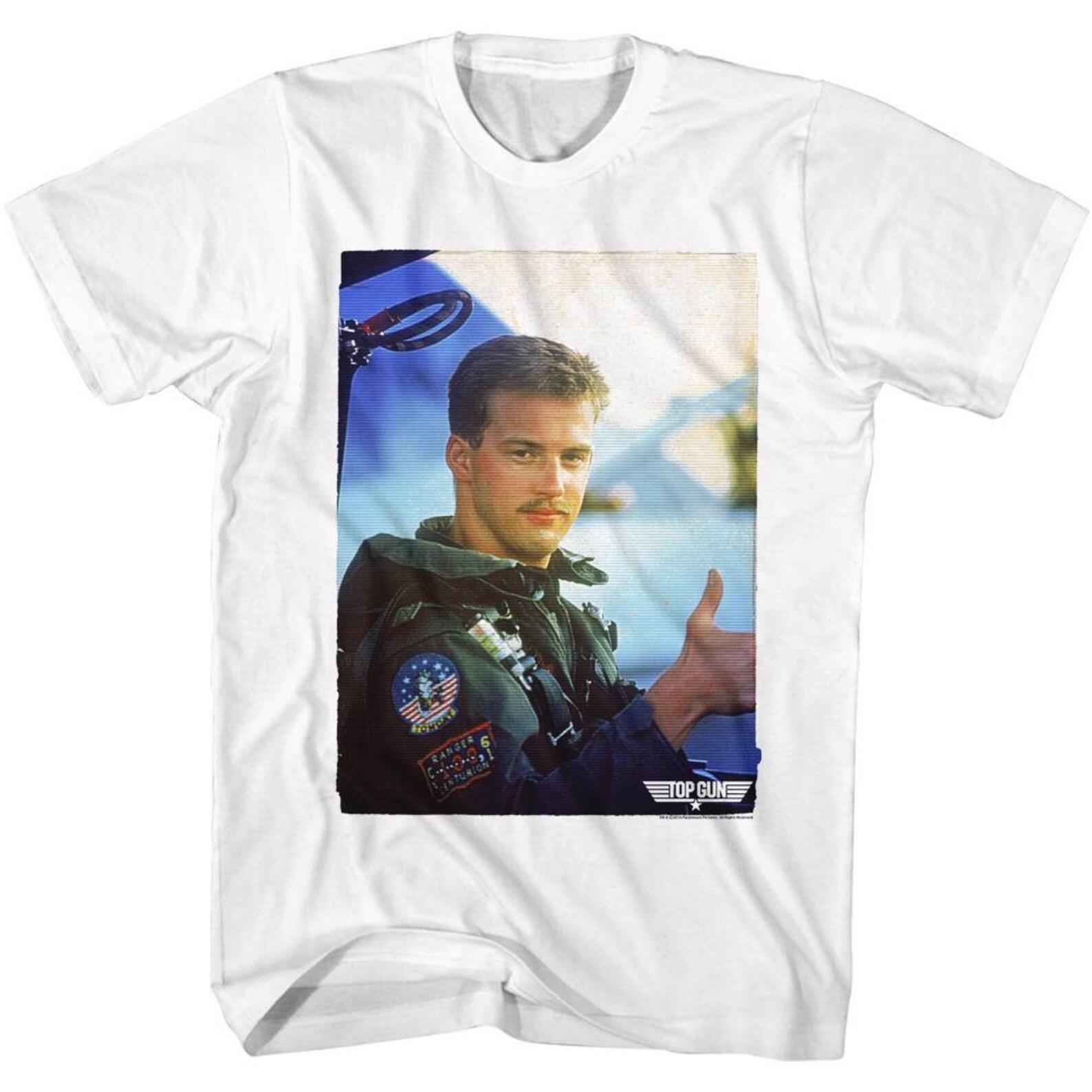 Top Gun Goose Vintage White Adult T-Shirt L