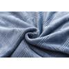 Couverture microflanelle 150x230 cm bleu marine - 360gsm