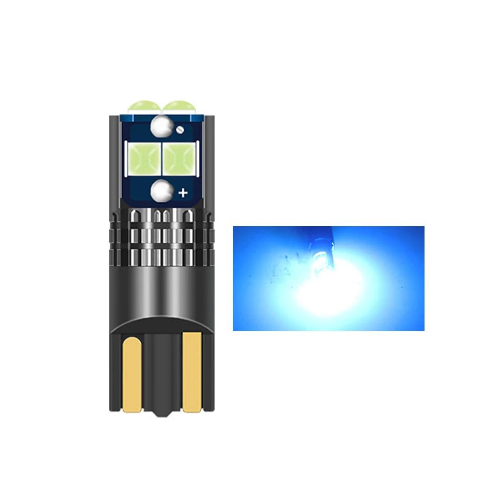 T10 Car Side Light Multiple Colors LED Strip Marker Bulb Canbus No Error DC 12V Auto Driving License Plate Bulbs Super Bright