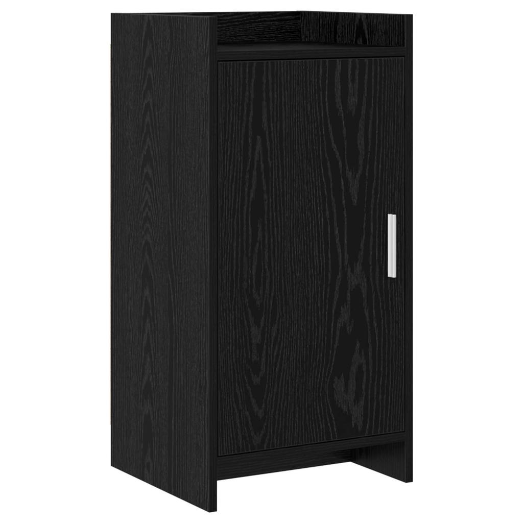 Sideboard Black Oak 40 X 36 X 80 Cm Engineered Wood