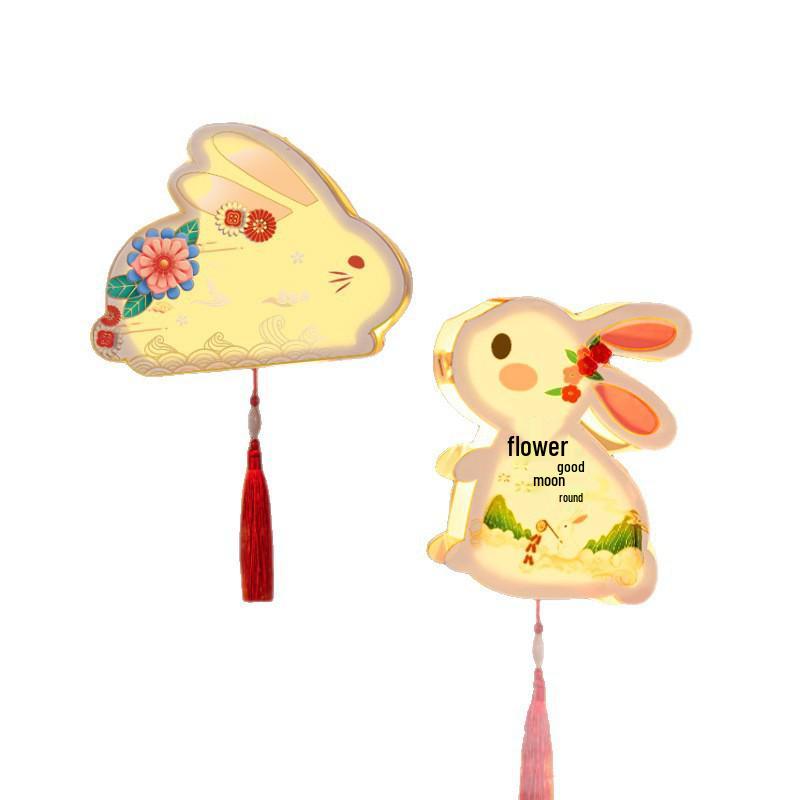 Solid Wood DIY Lantern Kit: Horse Year 2026 Festive Handheld Flower Lantern for Kids