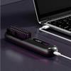 Go Brush Pro Portable Hair Straightener Brush, Ionic Straightening Brush for All Hair Types, Fast Styling, Anti-Scald Design, Travel-Friendly
