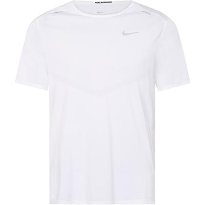 T-shirt da Uomo Dri-Fit Rise 365 Traspirante con Stampa Girocollo Manica Corta Top Bianco CZ9185-100