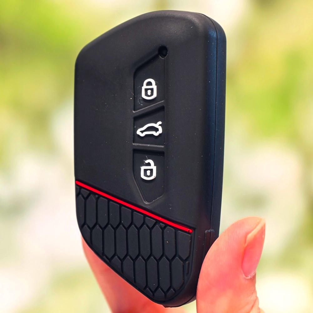New Car Key Case Cover For Vw Volkswagen/Golf 8 Mk8 Id.3 Id.4 /Cupra/Skoda/Octavia A8/Seat/Leon Mk4 /Formentor/Tarraco