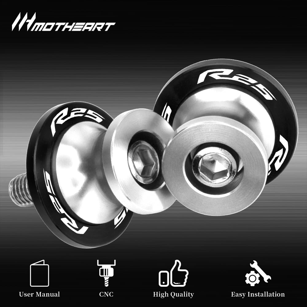MotHeart M6 Swing Arm Spool Slider Compatible with YZF-R25 2014-2023