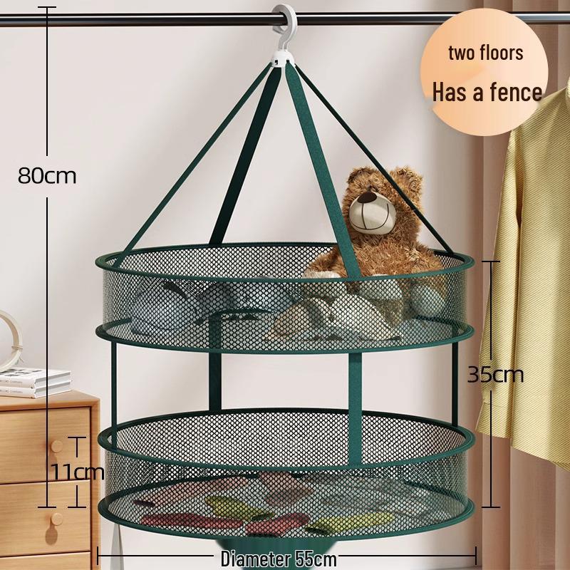 Multifunctional Drying Rack: Sock, Sweater & Underwear Flat Lay Net.