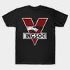 Men Black Print T-shirt Ingsoc No-Cut Transfer Paper Print Cotton Tshirt