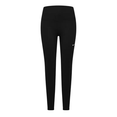 Nike Dámské Jednobarevné Polyesterové Legíny s Vysokým Pasem