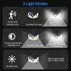 Outdoor LED Solar Lights Motion Sensor Outdoor Wall Lights 100 LED Lights 4 Side Lights for Garden Patio Balcony etc.