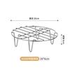 Stainless Steel Steaming Rack Kitchen Food Steamer Stand