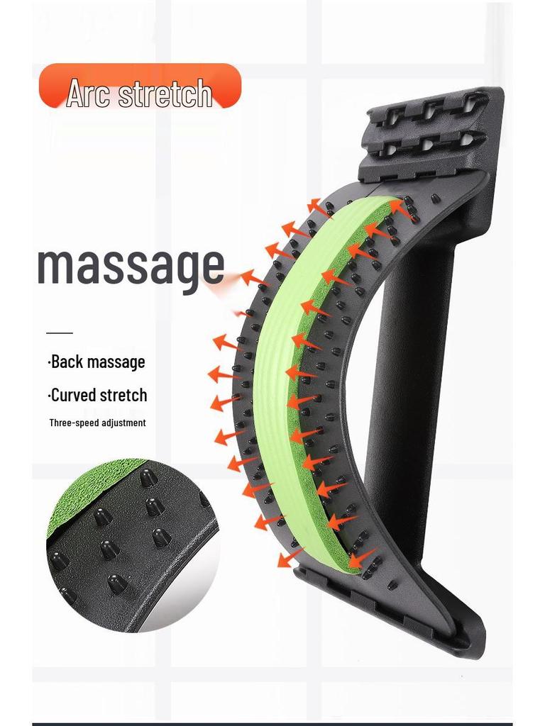 Four-Season Lumbar Traction Device: Spine Corrector & Waist Support Back Cushion for Discomfort