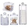 Cotton Swab & Cosmetic Storage Box - Transparent Acrylic Jewelry & Hairpin Organizer