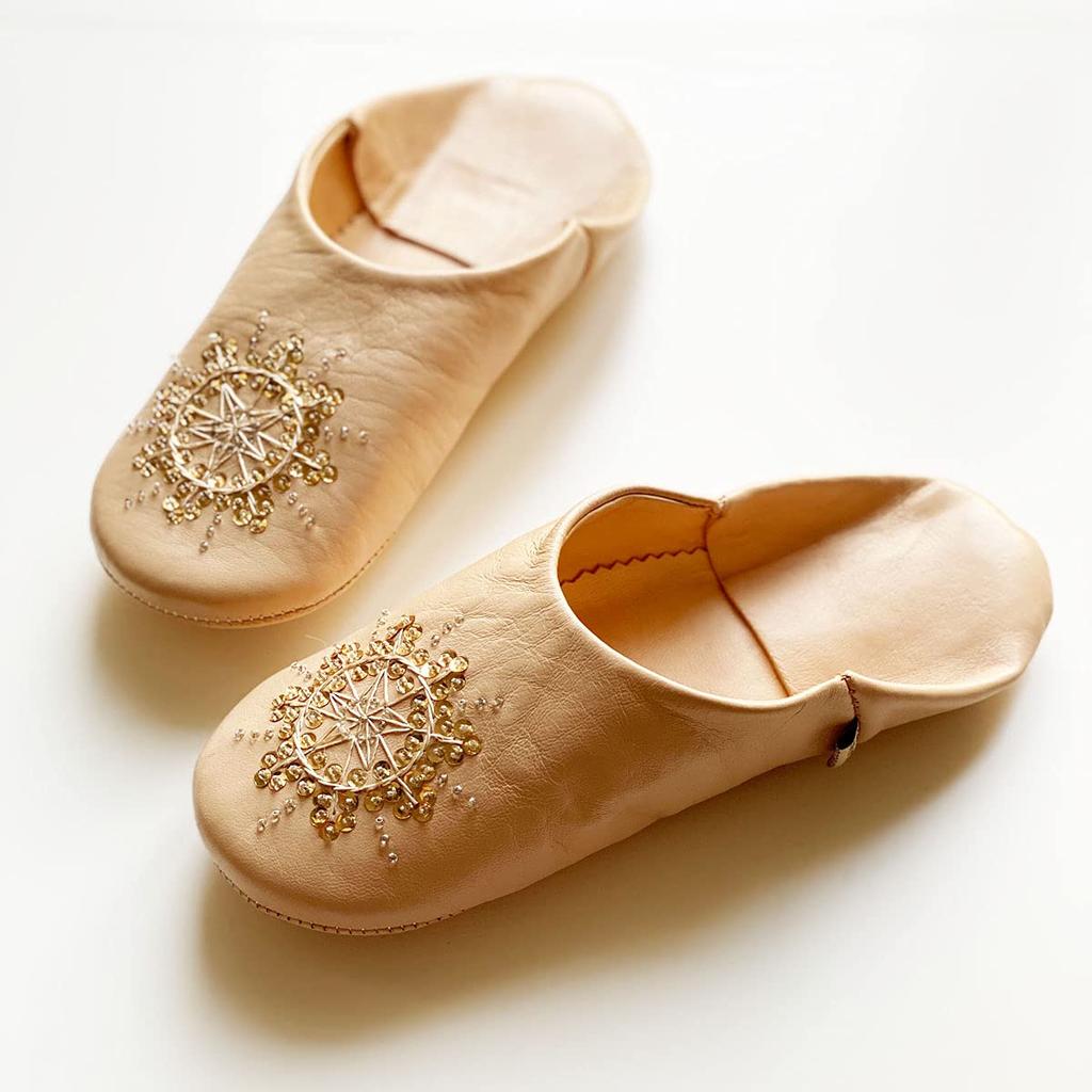 Babouche Stella Almond LL [dear Morocco] // // (26 cm)