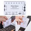 Guitar Neck Ruler Accurate Portable for Guitar Action Ruler Gauge PVC String