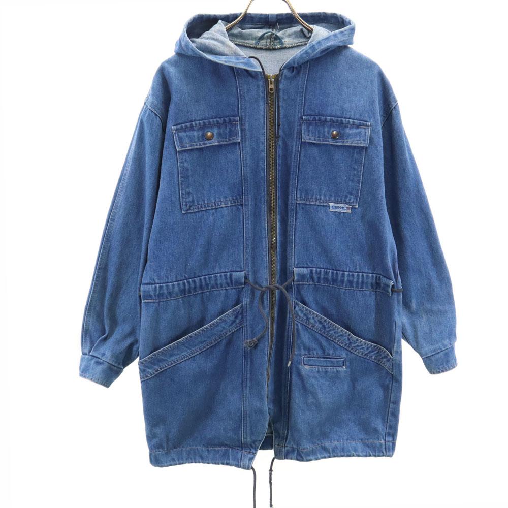 

DEMOS 90-х Старая джинсовая куртка 34 Голубая стирка Парка Мужская Б/У