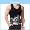 Premium Quality Summer Men's Tank Tops Vest Featuring Vibrant 3d Printed Graphics