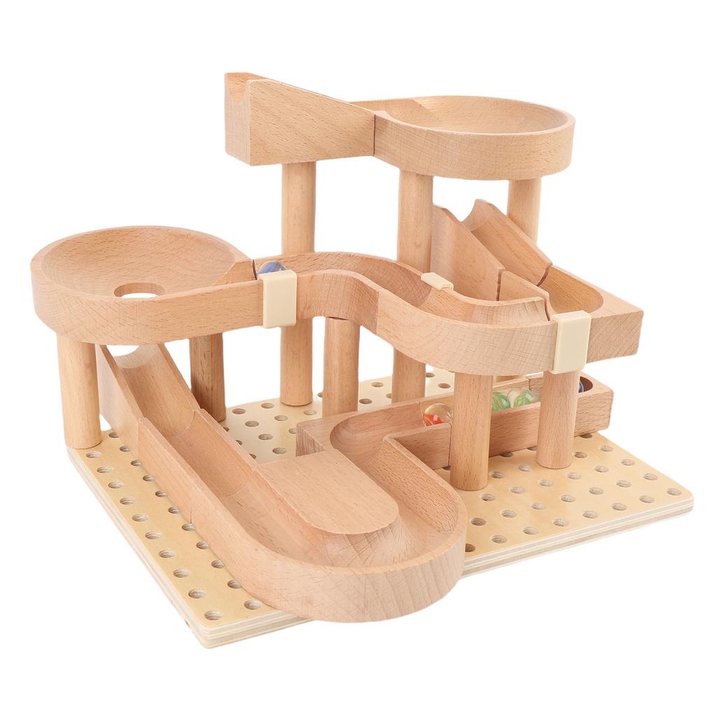 Holz Murmelmodell Bausatz DIY Stabile Struktur Pädagogisches Murmelmodell Montage Spielzeug für