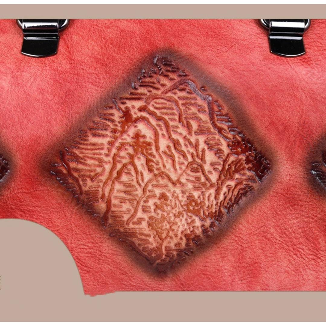 Винтажная кожаная сумка большой вместимости — фото 10