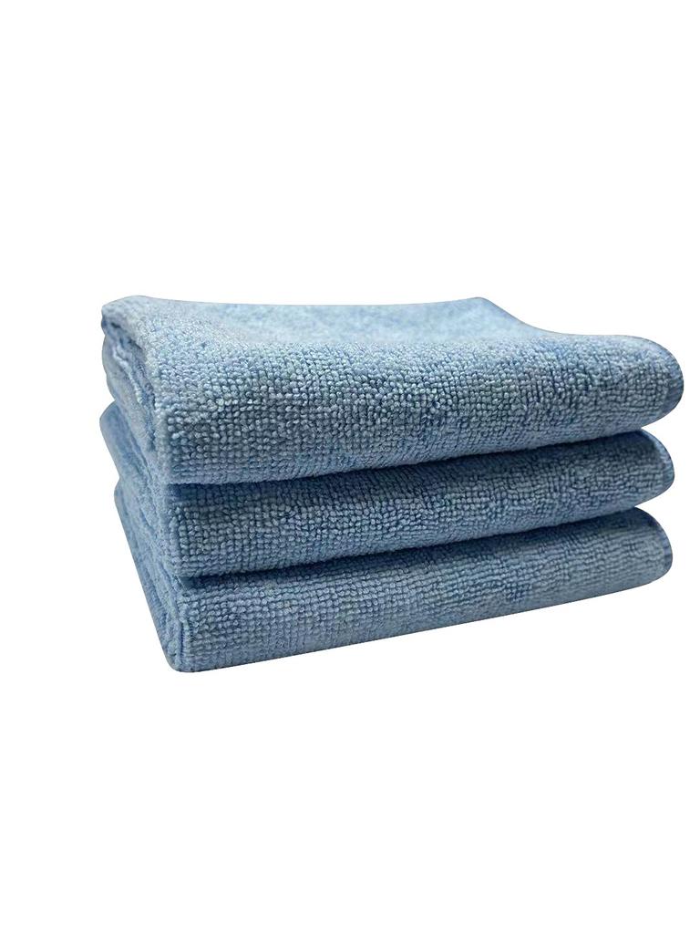 TARO WORKS Car Wash Coating Agent Wiping Light Blue Towels, Absorbent, Cloths, 30x50cm,