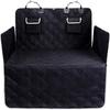 Car Backseat Mat with Integrated Pet Carrier Durable Pet Travel Mat