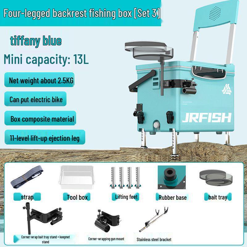 2025 Ultralight 13L Mini Fishing Box with Feet - Cooler and Seat Combo