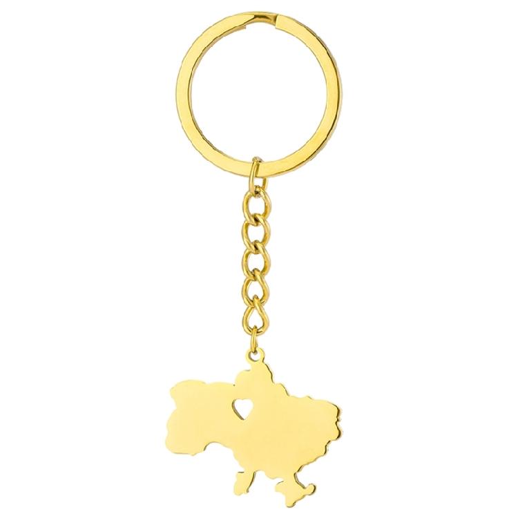 

Map Keychain Cool Trend Fashion Pendant Vintage Aesthetic Accessories Gift 1 золотой