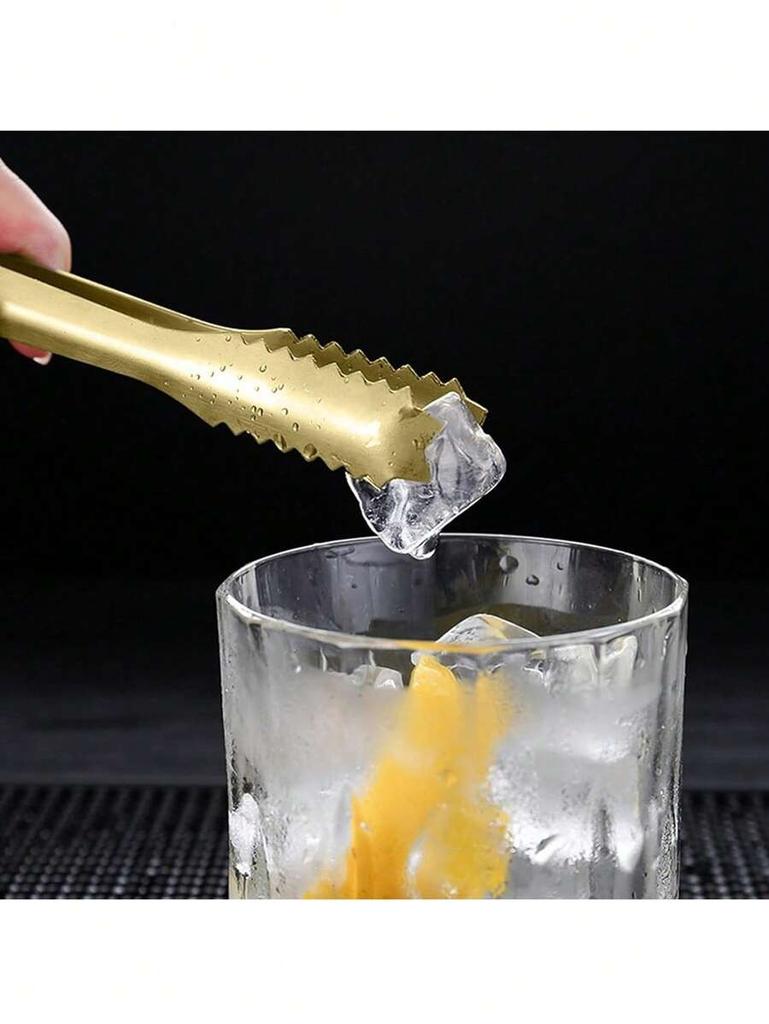6/12pcs Stainless Steel Ice Tongs, Food Tongs, Sugar Tongs, Suitable for Afternoon Tea, Coffee Bar, Dessert, Party