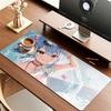 Virtual Singer H-Hoshimachi S-Suisei Mouse Pad Anti Slip Rubber Edge Locked Thickened Laptop Gaming Desk Mat